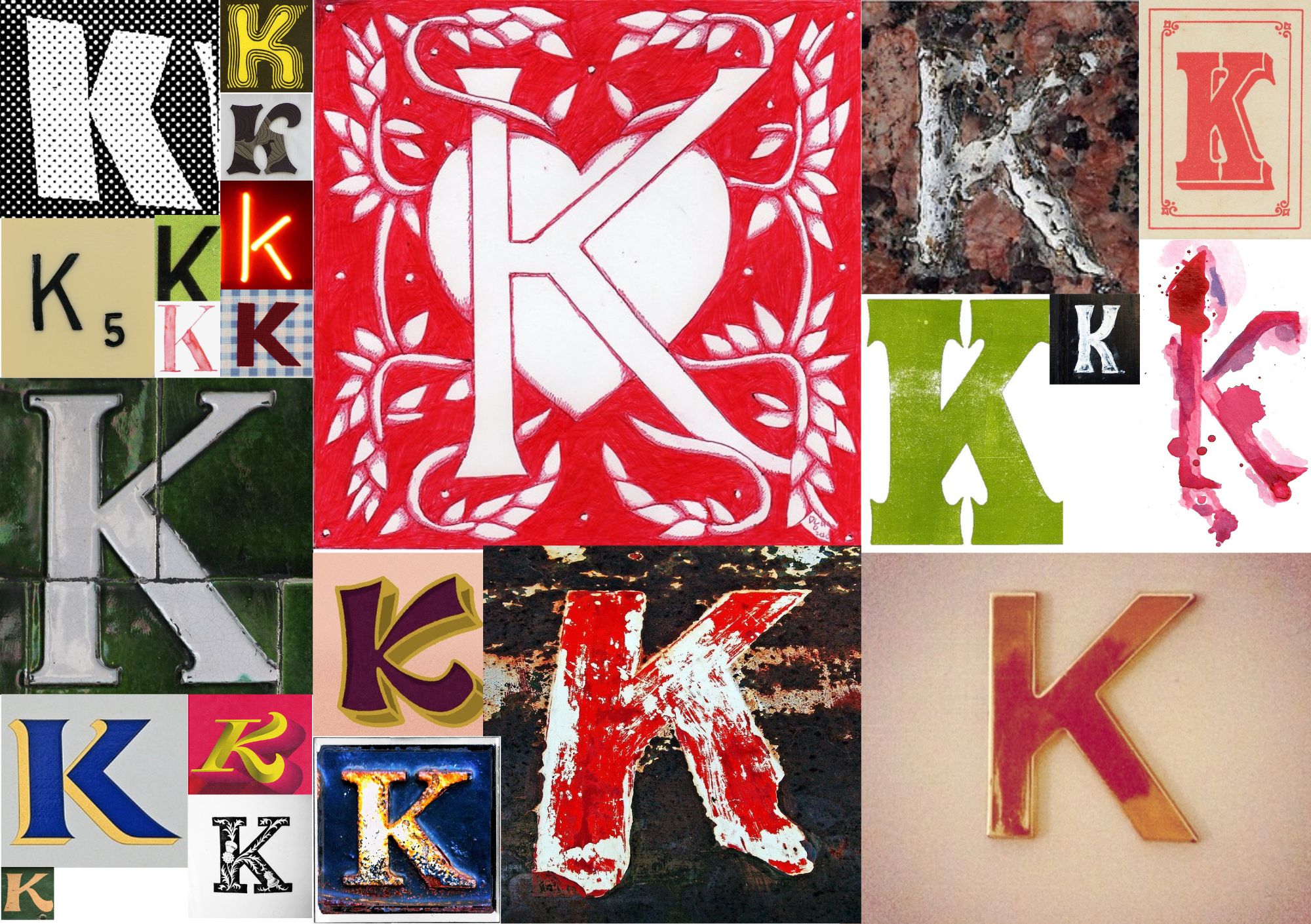 K background